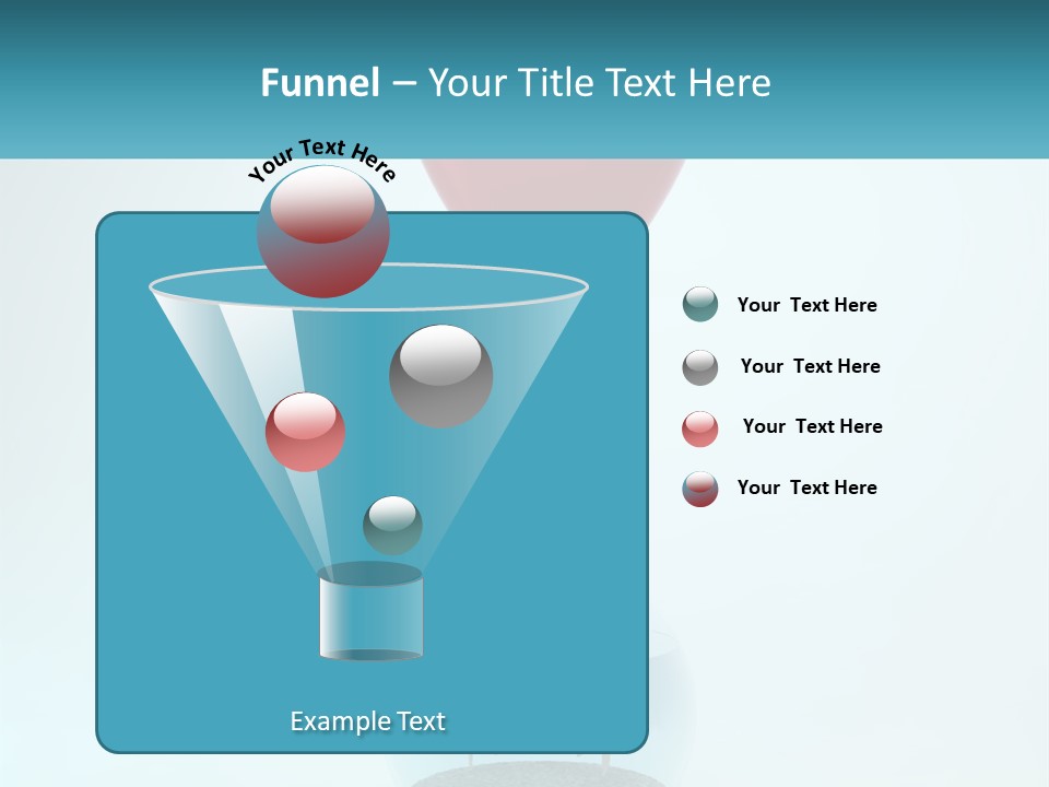 A Red Balloon Floating Over A Fish Bowl PowerPoint Template