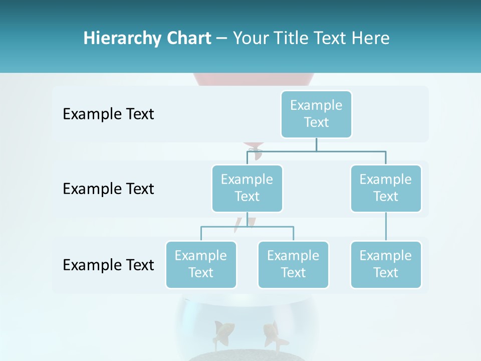 A Red Balloon Floating Over A Fish Bowl PowerPoint Template