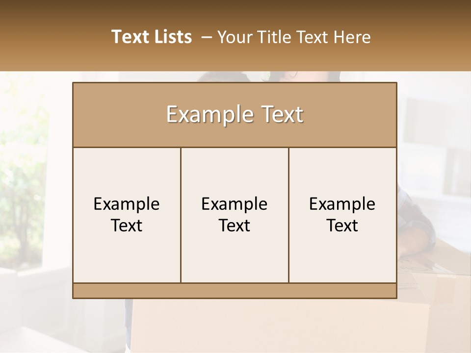 A Man And A Woman Sitting On Top Of A Box PowerPoint Template
