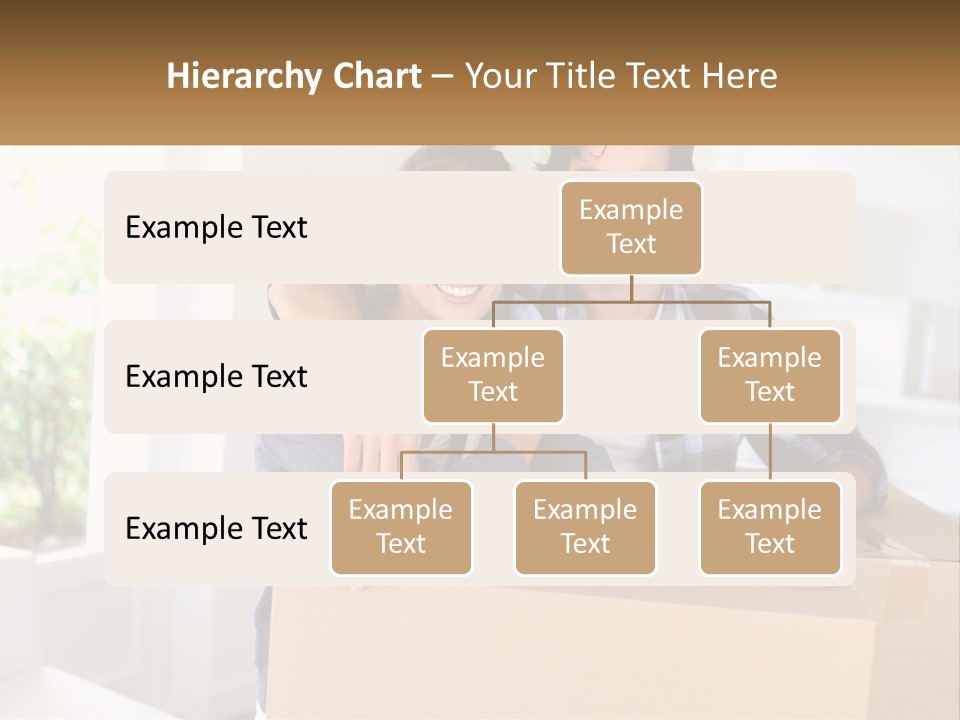 A Man And A Woman Sitting On Top Of A Box PowerPoint Template