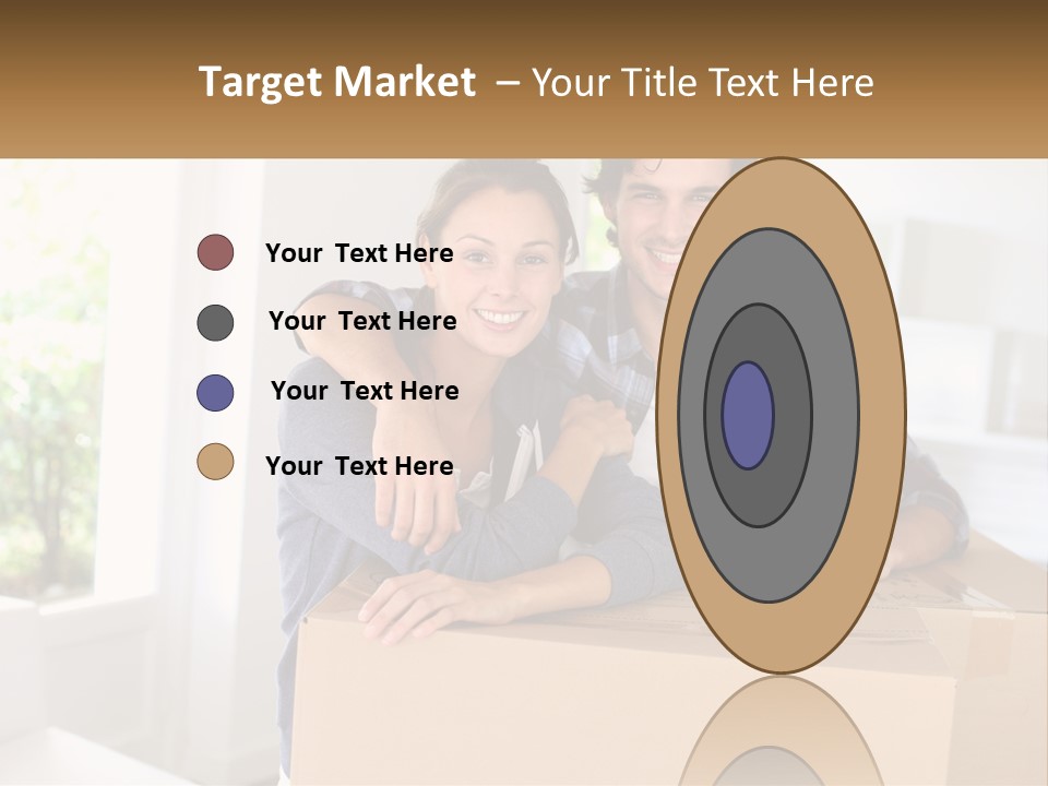 A Man And A Woman Sitting On Top Of A Box PowerPoint Template