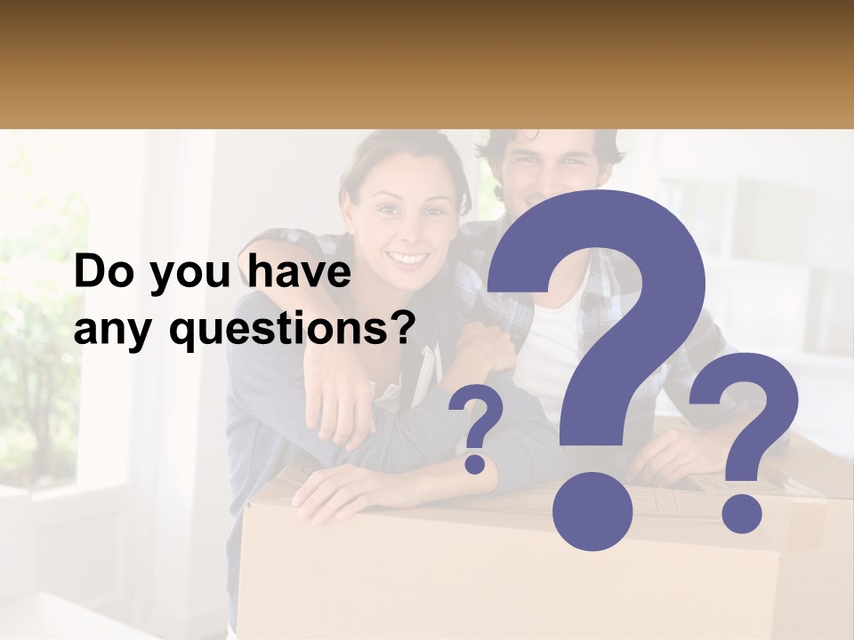 A Man And A Woman Sitting On Top Of A Box PowerPoint Template