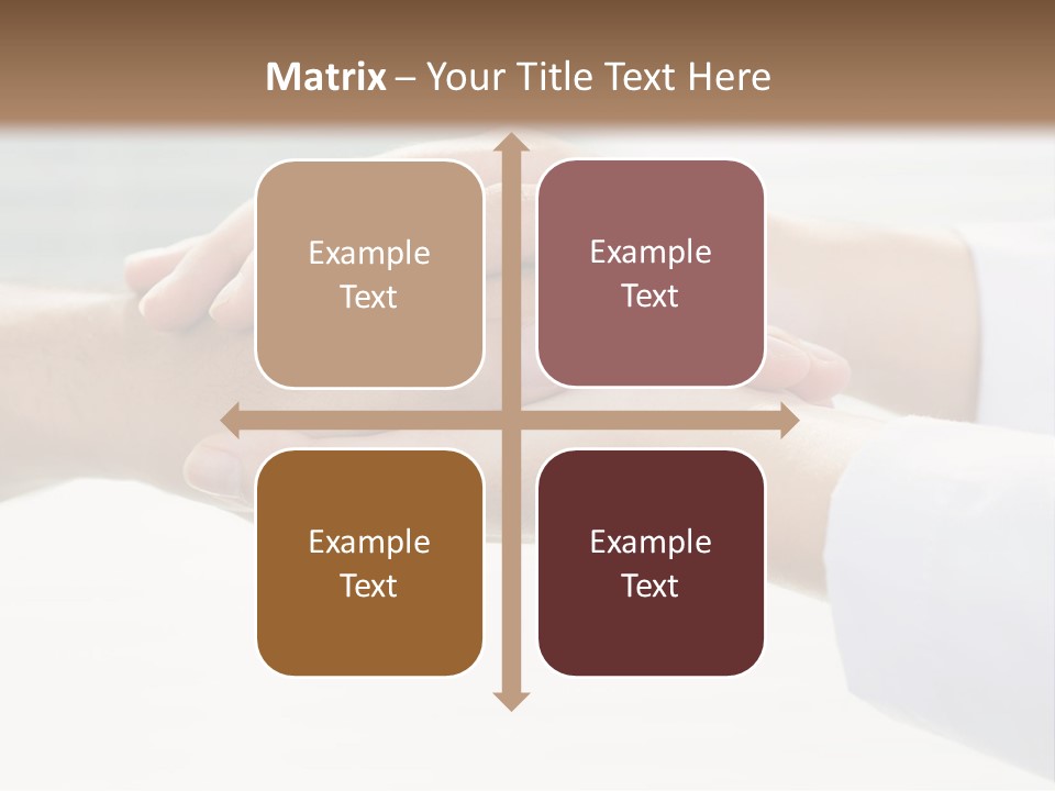 A Couple Of People Holding Hands In Front Of A Window PowerPoint Template