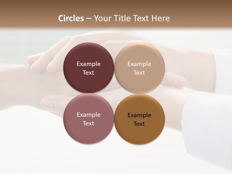 A Couple Of People Holding Hands In Front Of A Window PowerPoint Template