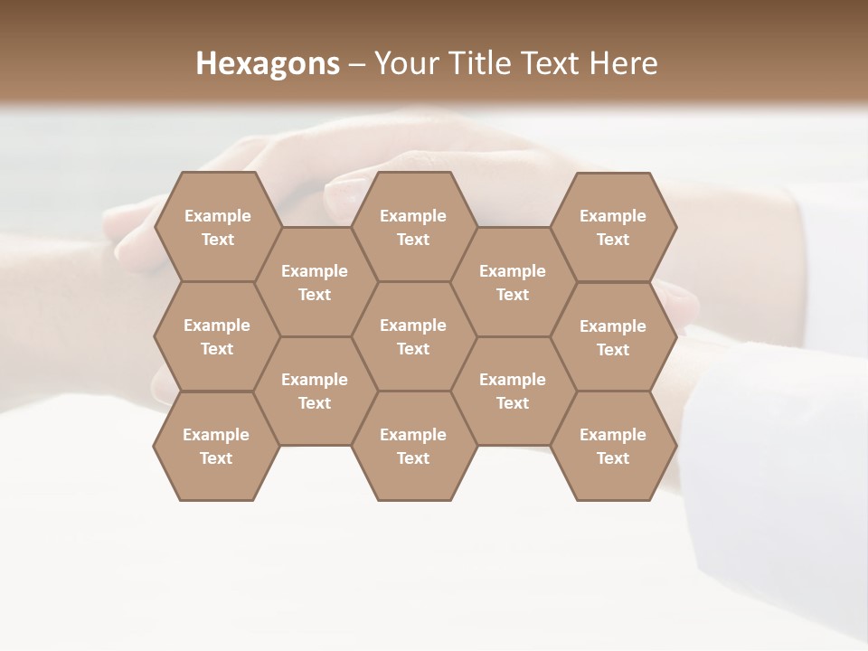 A Couple Of People Holding Hands In Front Of A Window PowerPoint Template