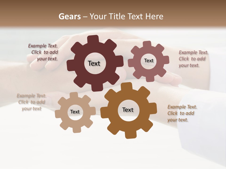 A Couple Of People Holding Hands In Front Of A Window PowerPoint Template