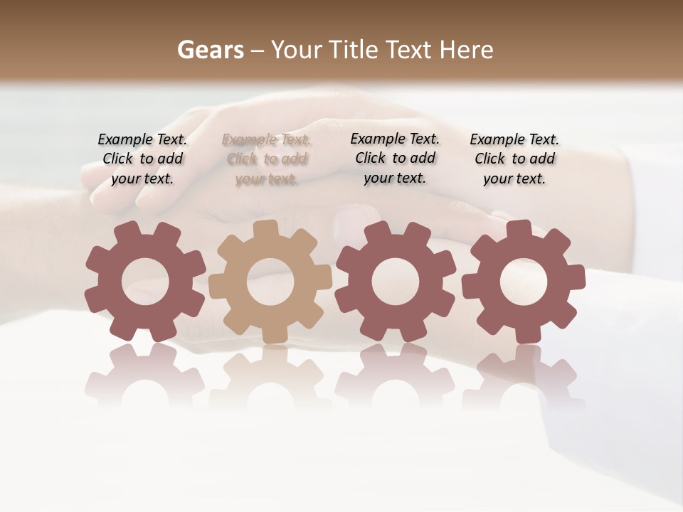 A Couple Of People Holding Hands In Front Of A Window PowerPoint Template