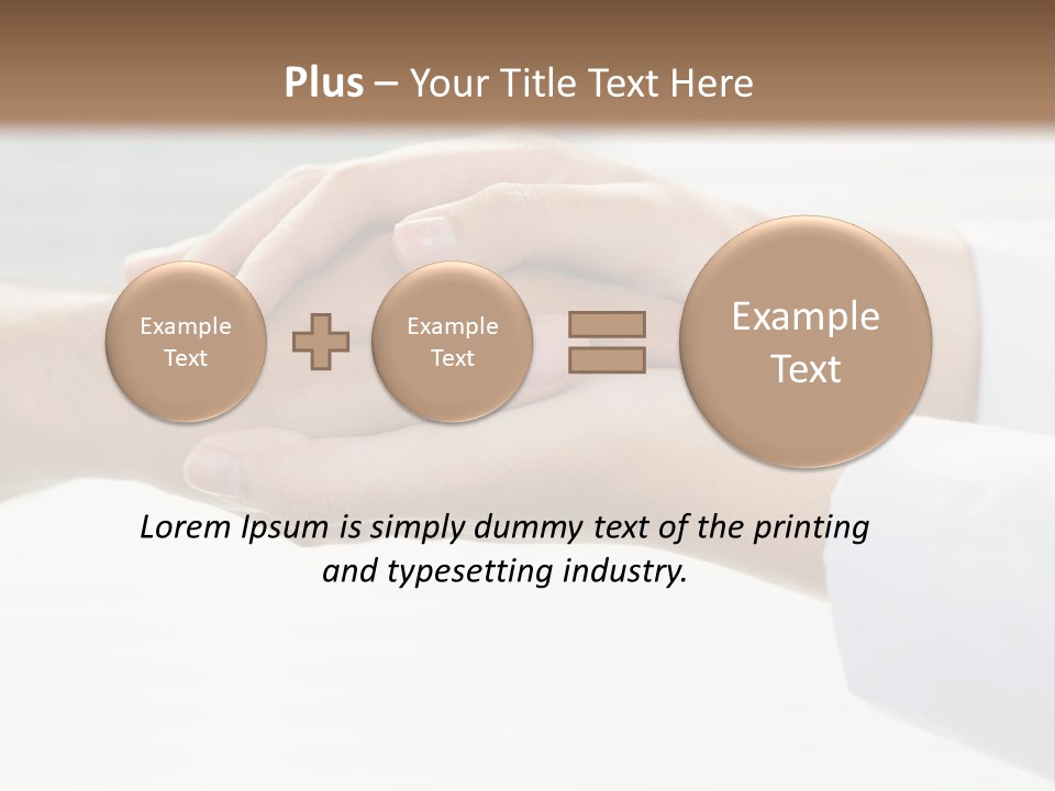A Couple Of People Holding Hands In Front Of A Window PowerPoint Template