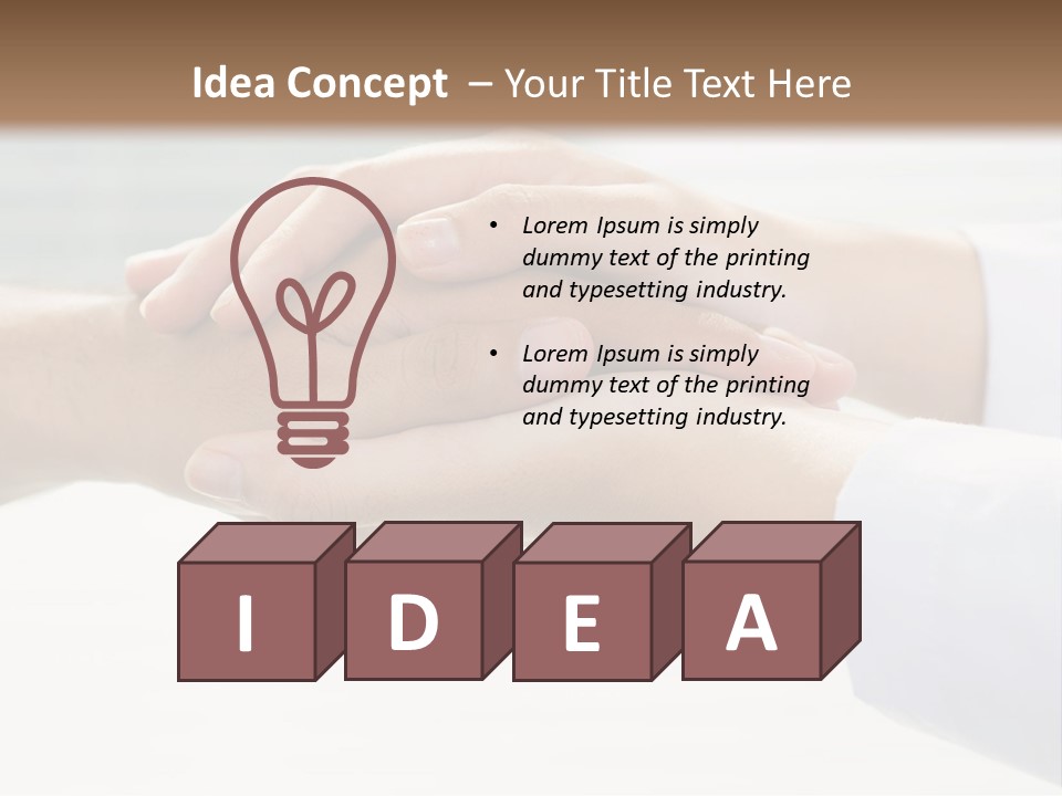 A Couple Of People Holding Hands In Front Of A Window PowerPoint Template