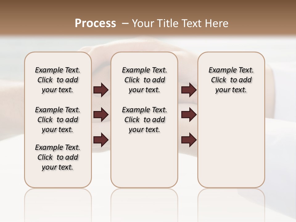 A Couple Of People Holding Hands In Front Of A Window PowerPoint Template