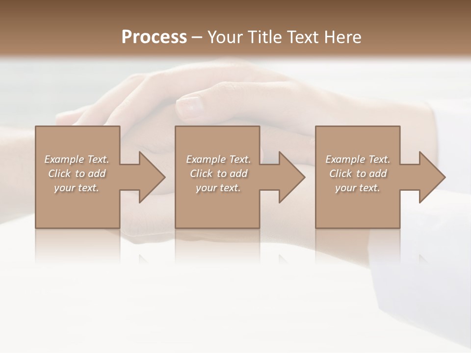 A Couple Of People Holding Hands In Front Of A Window PowerPoint Template