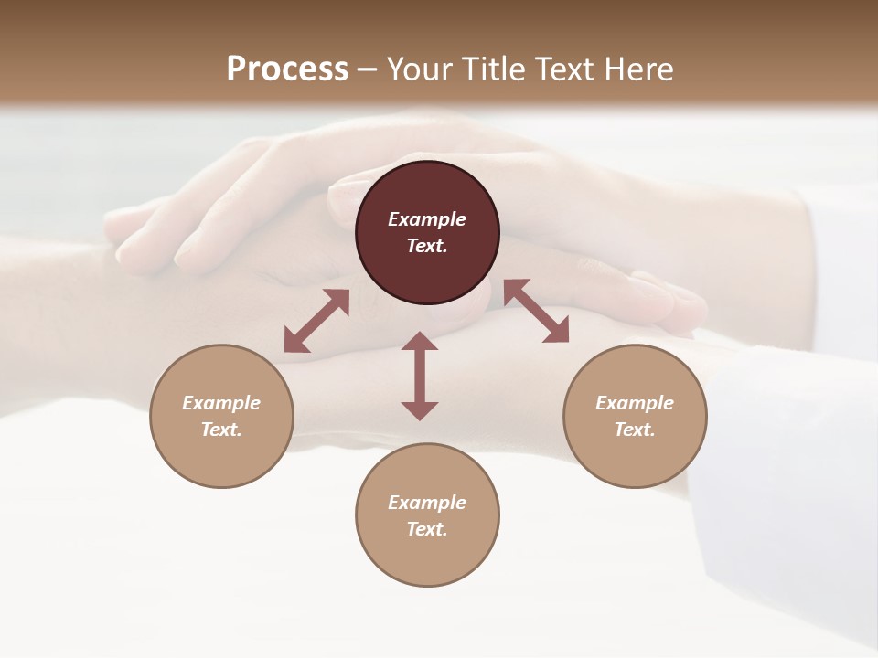 A Couple Of People Holding Hands In Front Of A Window PowerPoint Template