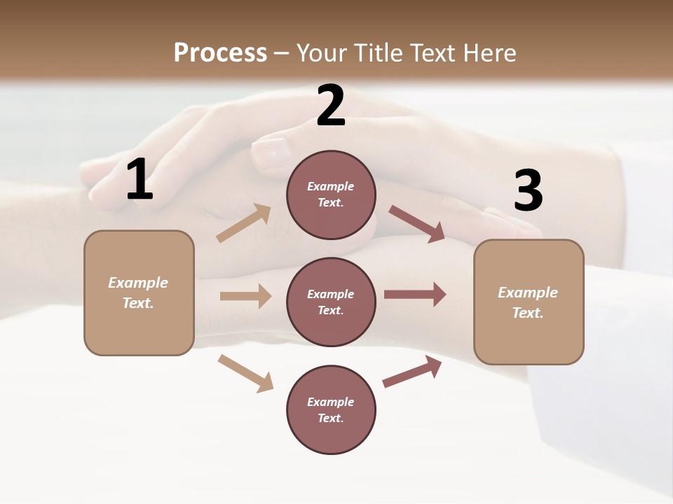 A Couple Of People Holding Hands In Front Of A Window PowerPoint Template
