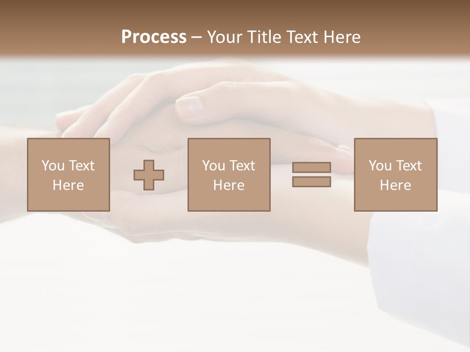 A Couple Of People Holding Hands In Front Of A Window PowerPoint Template