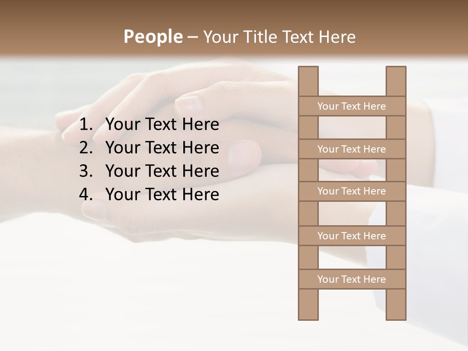 A Couple Of People Holding Hands In Front Of A Window PowerPoint Template