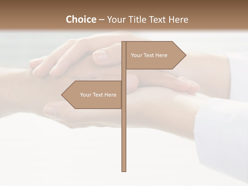 A Couple Of People Holding Hands In Front Of A Window PowerPoint Template