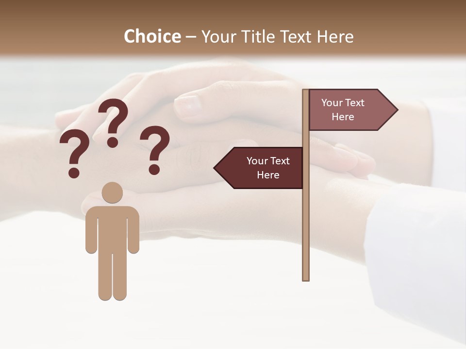 A Couple Of People Holding Hands In Front Of A Window PowerPoint Template