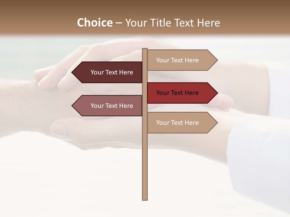 A Couple Of People Holding Hands In Front Of A Window PowerPoint Template