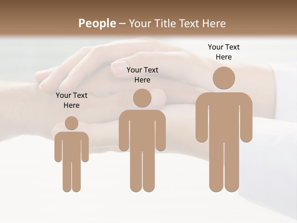 A Couple Of People Holding Hands In Front Of A Window PowerPoint Template