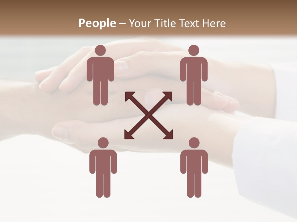 A Couple Of People Holding Hands In Front Of A Window PowerPoint Template