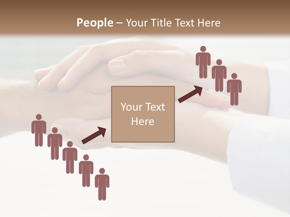 A Couple Of People Holding Hands In Front Of A Window PowerPoint Template