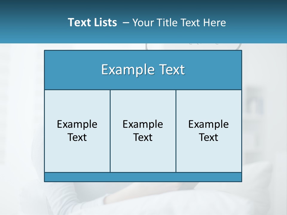 A Woman Sitting On A Couch Looking At A Tablet PowerPoint Template