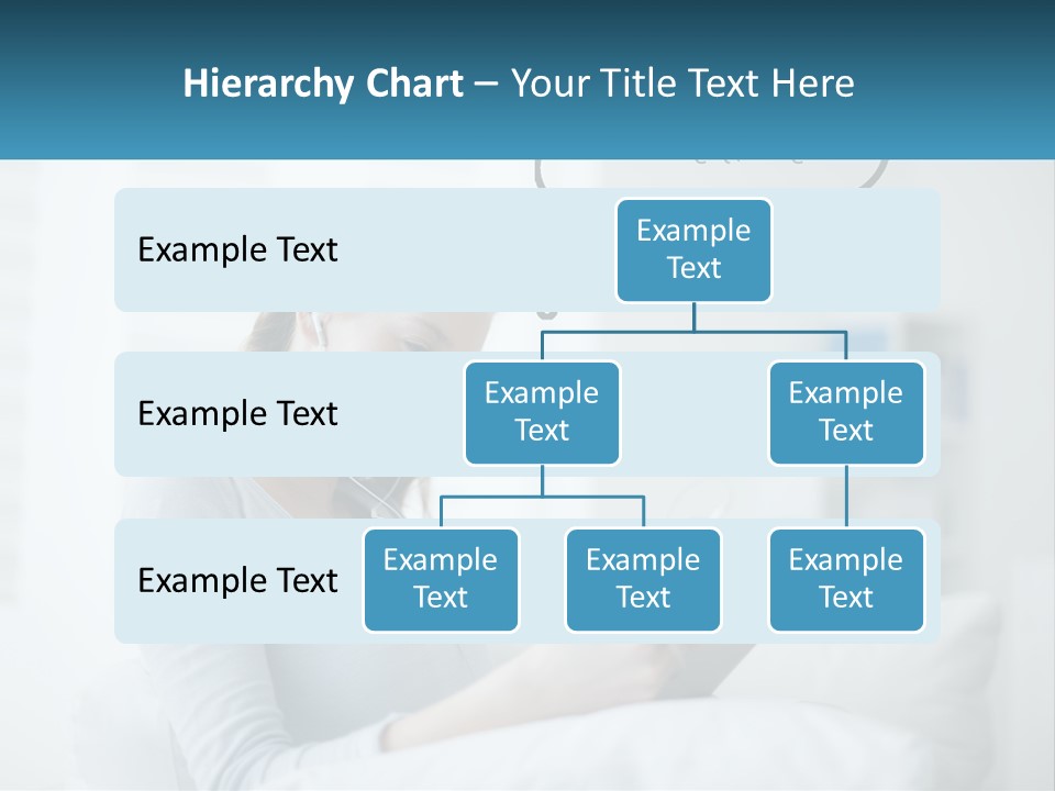 A Woman Sitting On A Couch Looking At A Tablet PowerPoint Template