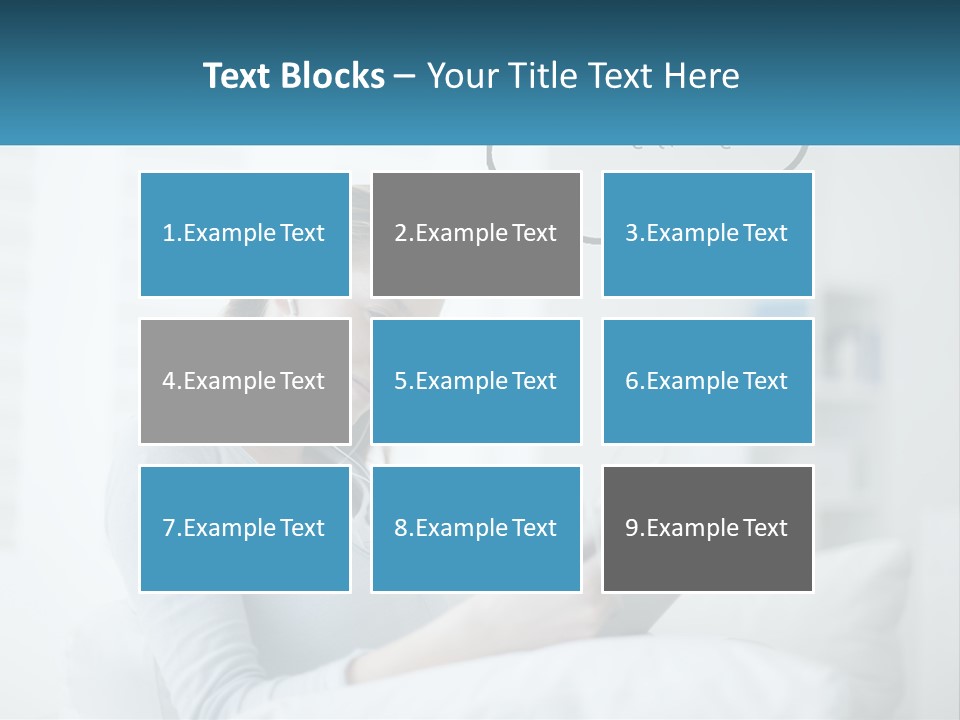A Woman Sitting On A Couch Looking At A Tablet PowerPoint Template