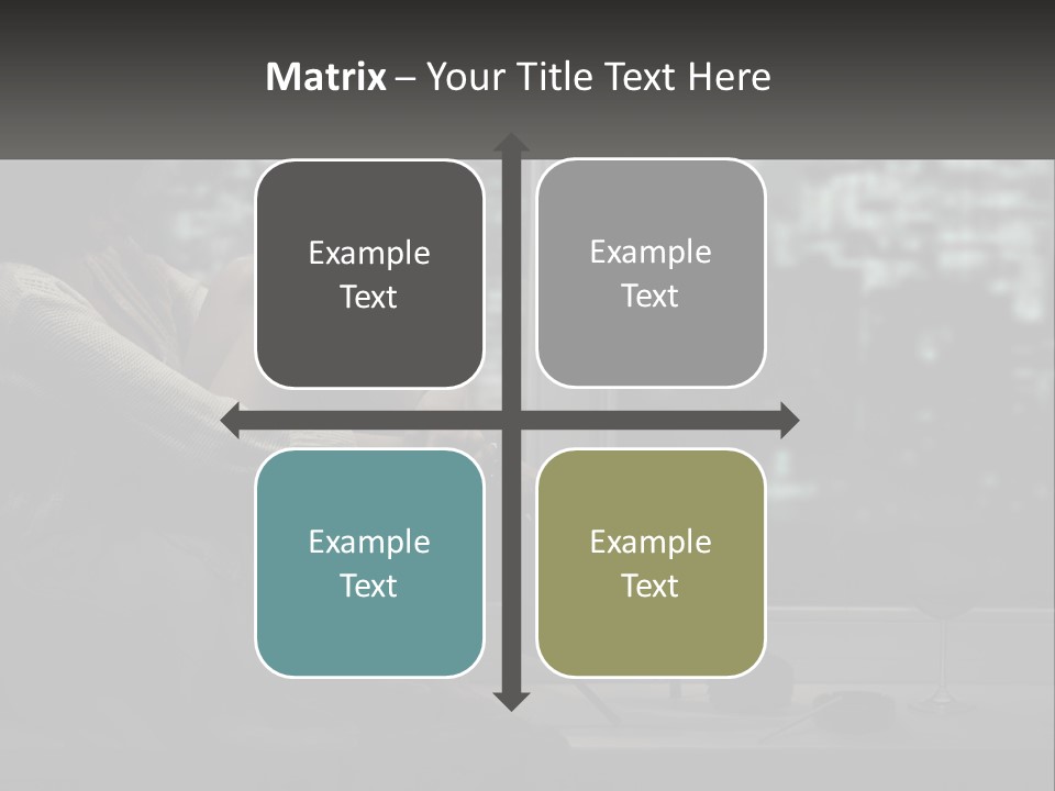 A Woman Sitting On A Window Sill With A Glass Of Wine PowerPoint Template
