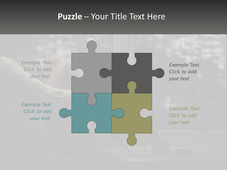 A Woman Sitting On A Window Sill With A Glass Of Wine PowerPoint Template