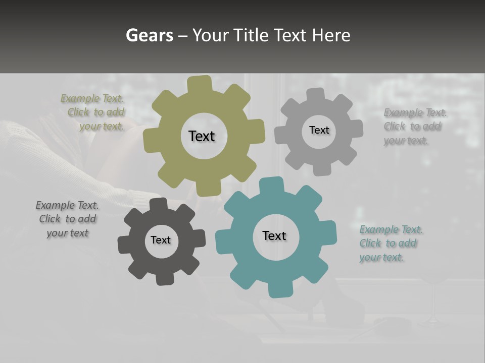 A Woman Sitting On A Window Sill With A Glass Of Wine PowerPoint Template