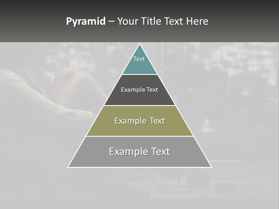 A Woman Sitting On A Window Sill With A Glass Of Wine PowerPoint Template