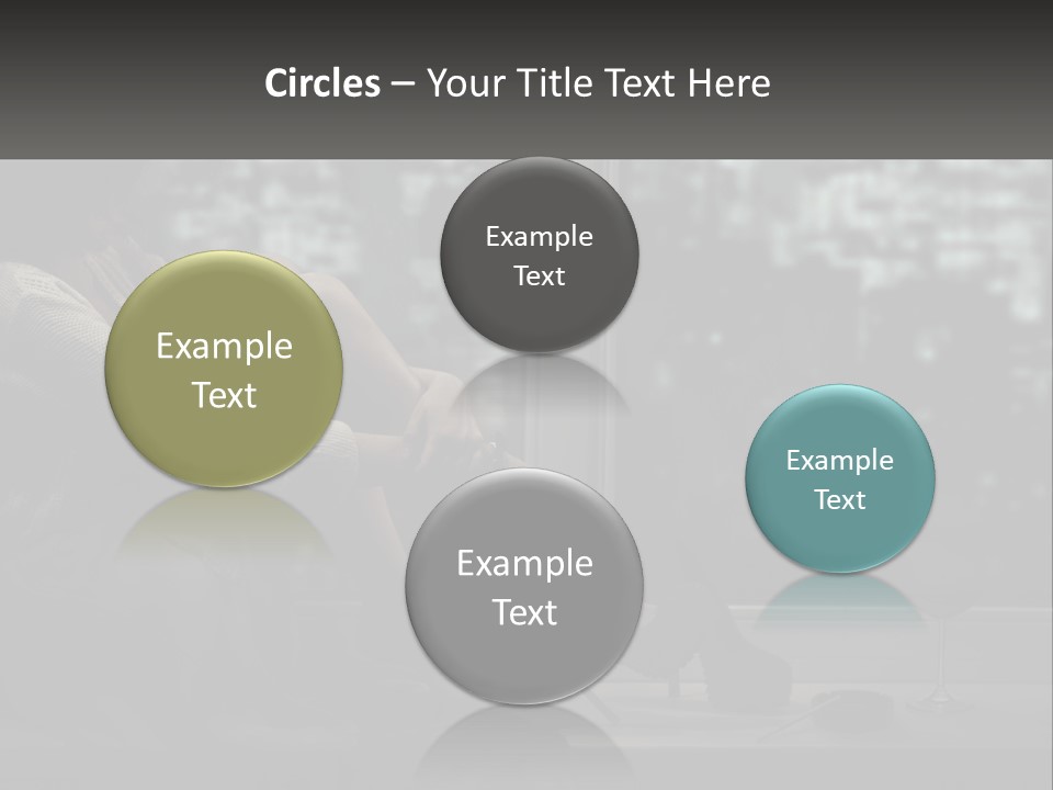 A Woman Sitting On A Window Sill With A Glass Of Wine PowerPoint Template