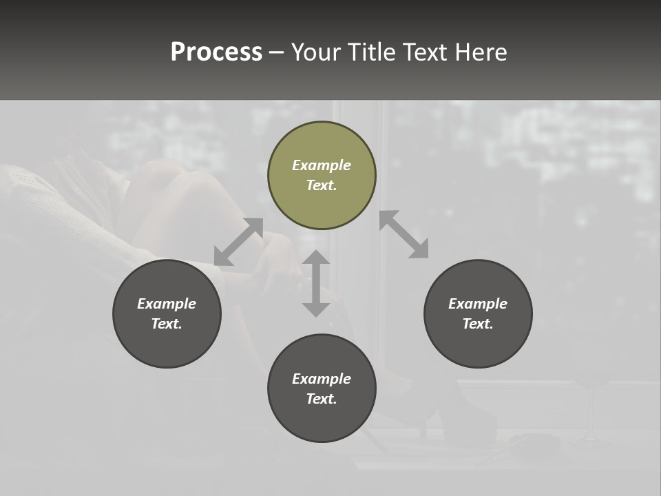 A Woman Sitting On A Window Sill With A Glass Of Wine PowerPoint Template