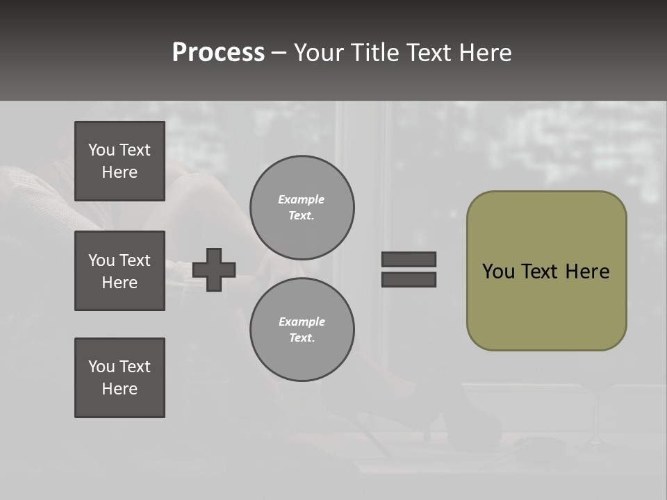 A Woman Sitting On A Window Sill With A Glass Of Wine PowerPoint Template