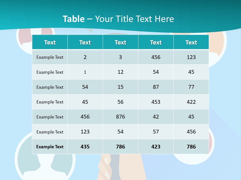 A Hand Holding A Magnifying Glass With Icons On It PowerPoint Template