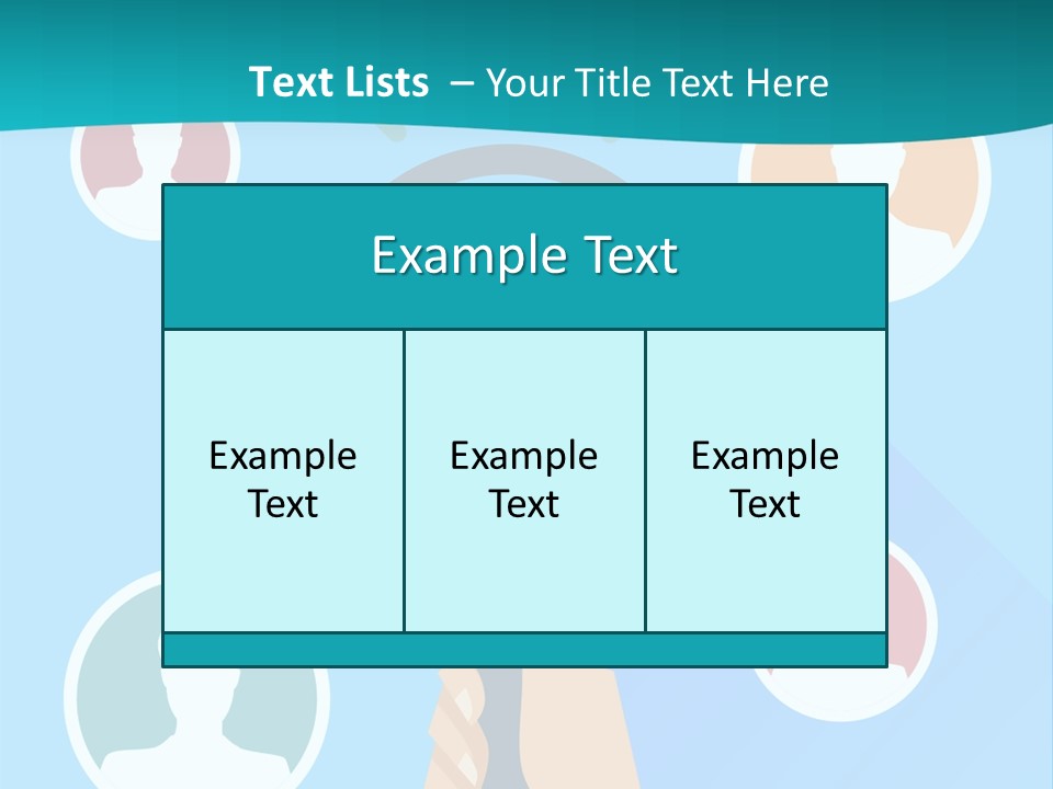 A Hand Holding A Magnifying Glass With Icons On It PowerPoint Template