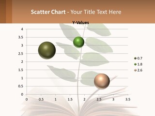 A Book With A Plant On Top Of It PowerPoint Template