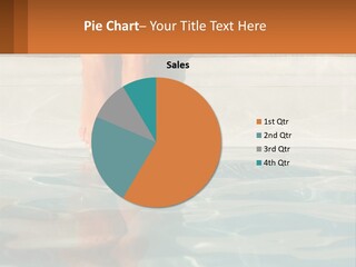 A Person's Bare Feet In A Pool Of Water PowerPoint Template