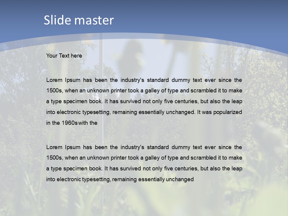 A Field Of Dandelions With A Swedish Flag In The Background PowerPoint Template