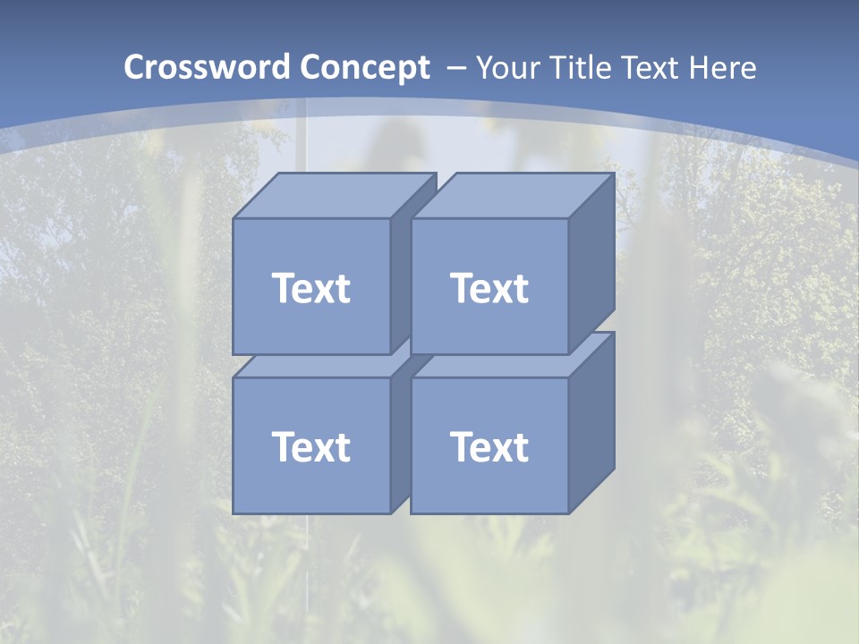 A Field Of Dandelions With A Swedish Flag In The Background PowerPoint Template