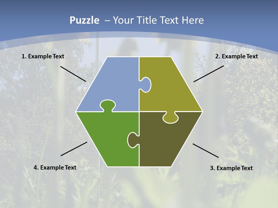 A Field Of Dandelions With A Swedish Flag In The Background PowerPoint Template