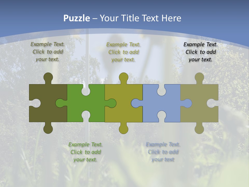 A Field Of Dandelions With A Swedish Flag In The Background PowerPoint Template