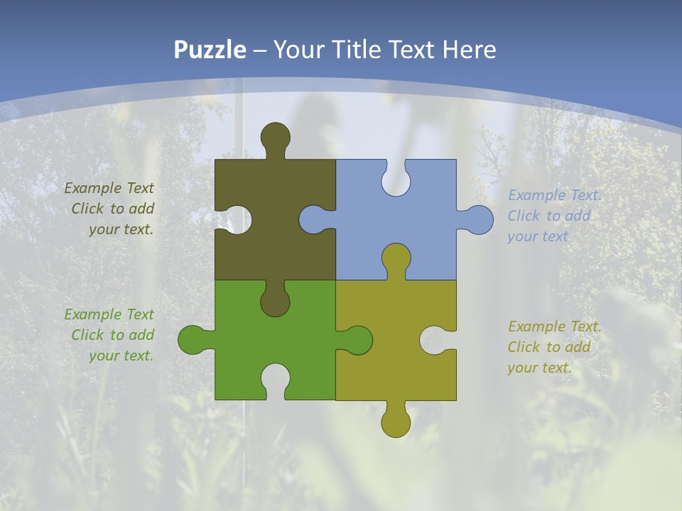 A Field Of Dandelions With A Swedish Flag In The Background PowerPoint Template