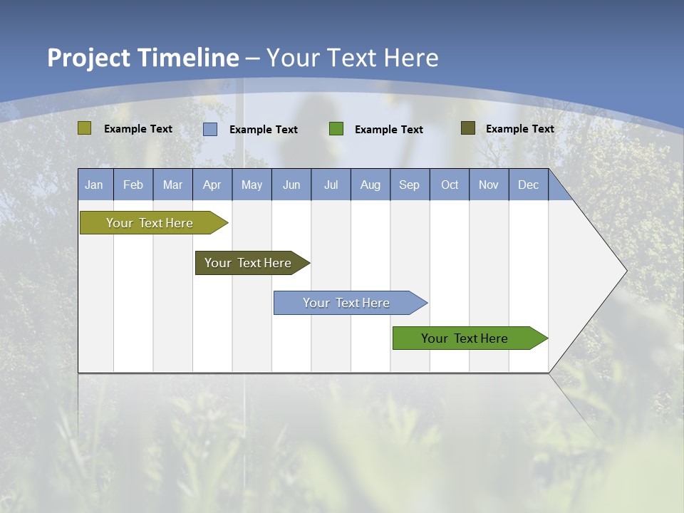 A Field Of Dandelions With A Swedish Flag In The Background PowerPoint Template