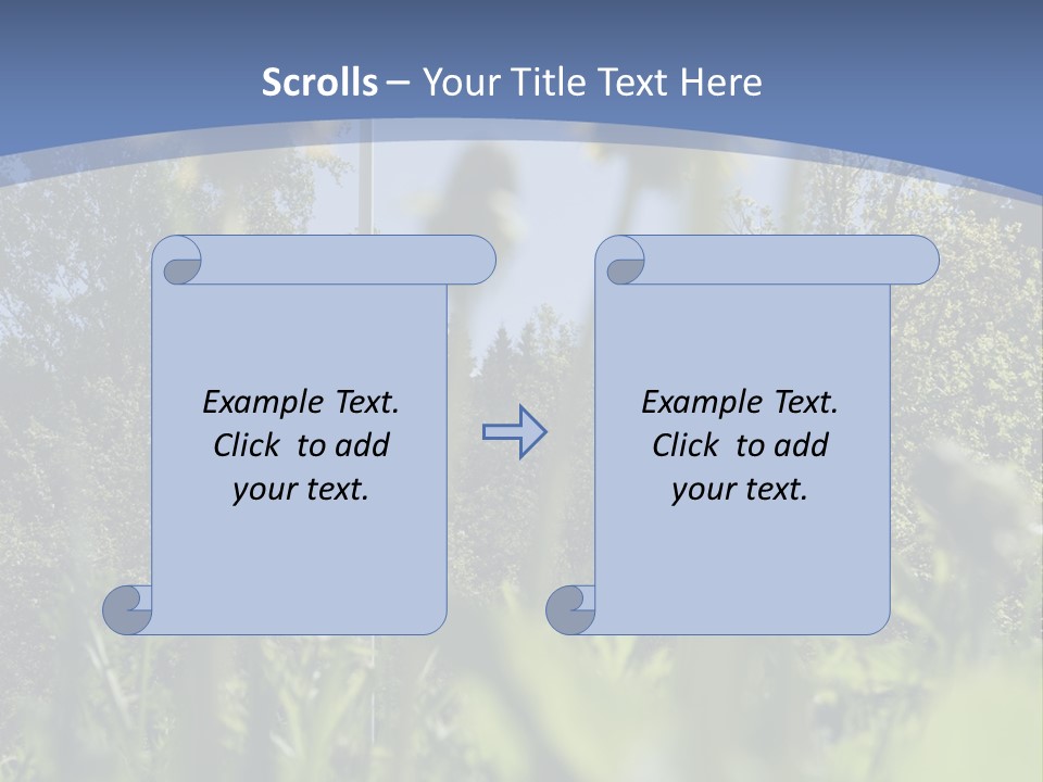 A Field Of Dandelions With A Swedish Flag In The Background PowerPoint Template