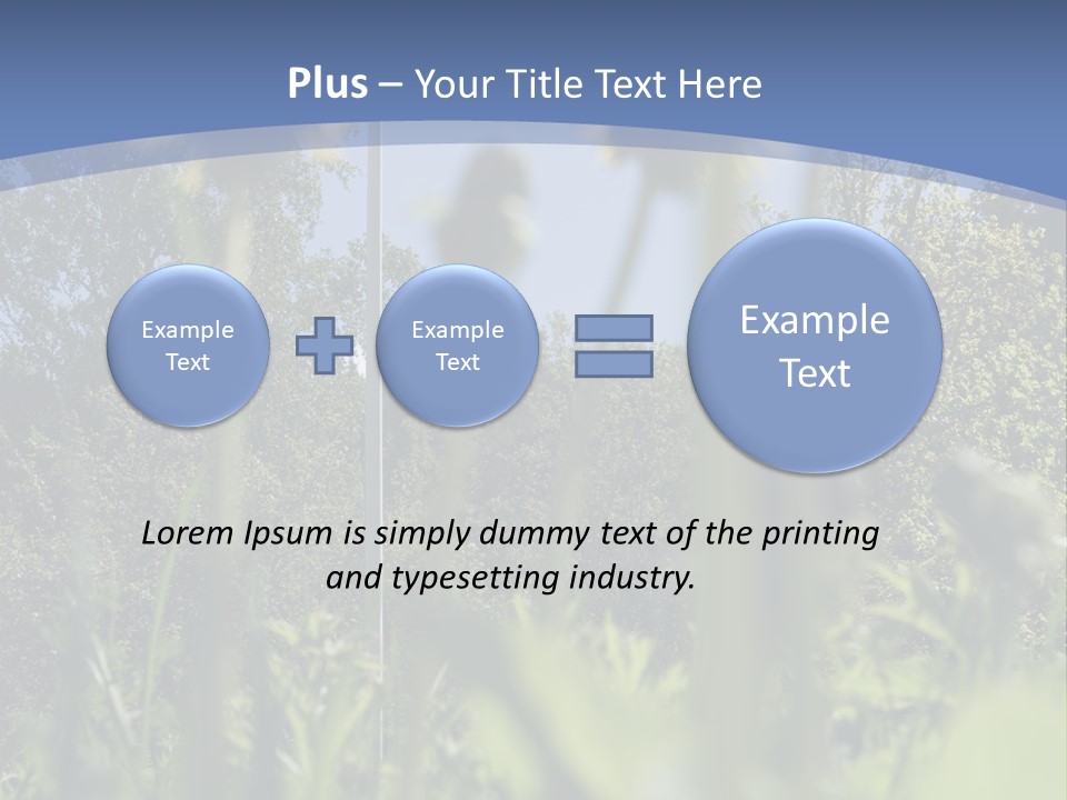 A Field Of Dandelions With A Swedish Flag In The Background PowerPoint Template