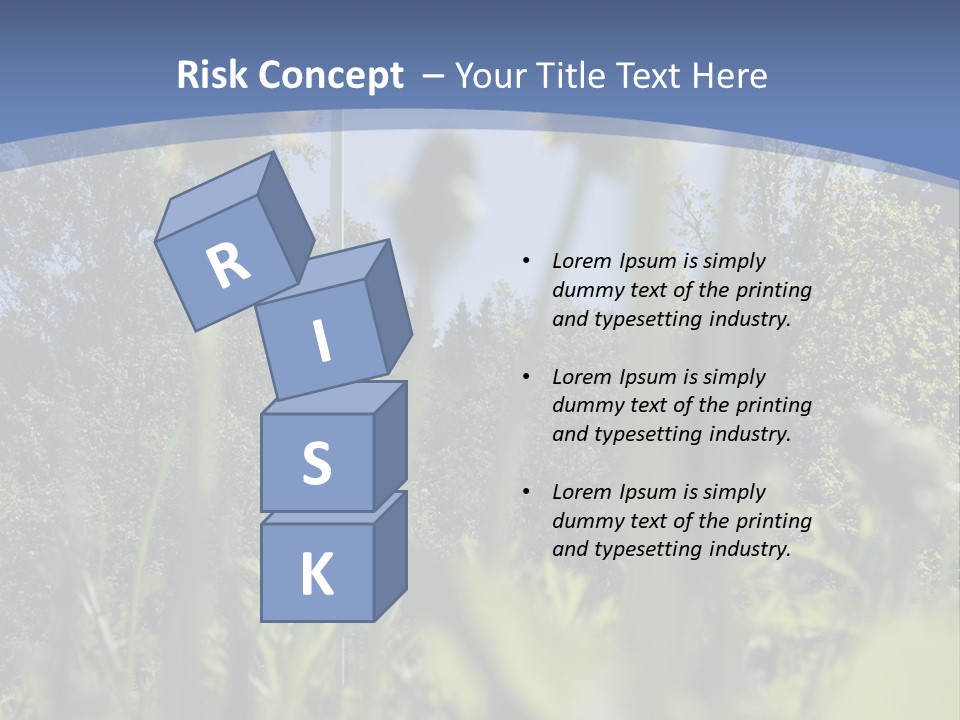 A Field Of Dandelions With A Swedish Flag In The Background PowerPoint Template