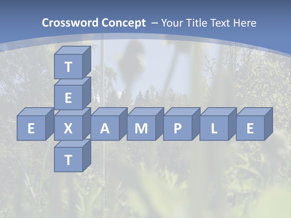 A Field Of Dandelions With A Swedish Flag In The Background PowerPoint Template