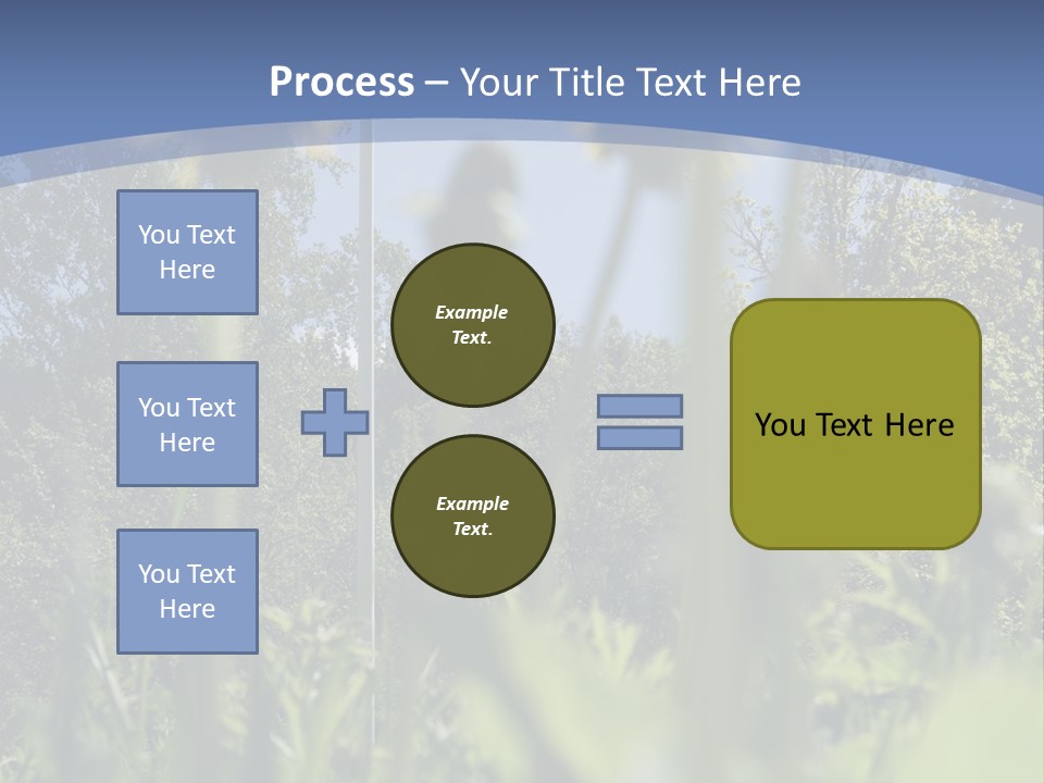 A Field Of Dandelions With A Swedish Flag In The Background PowerPoint Template